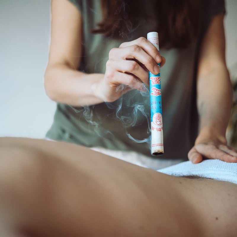 Moxibustion - léčba moxou