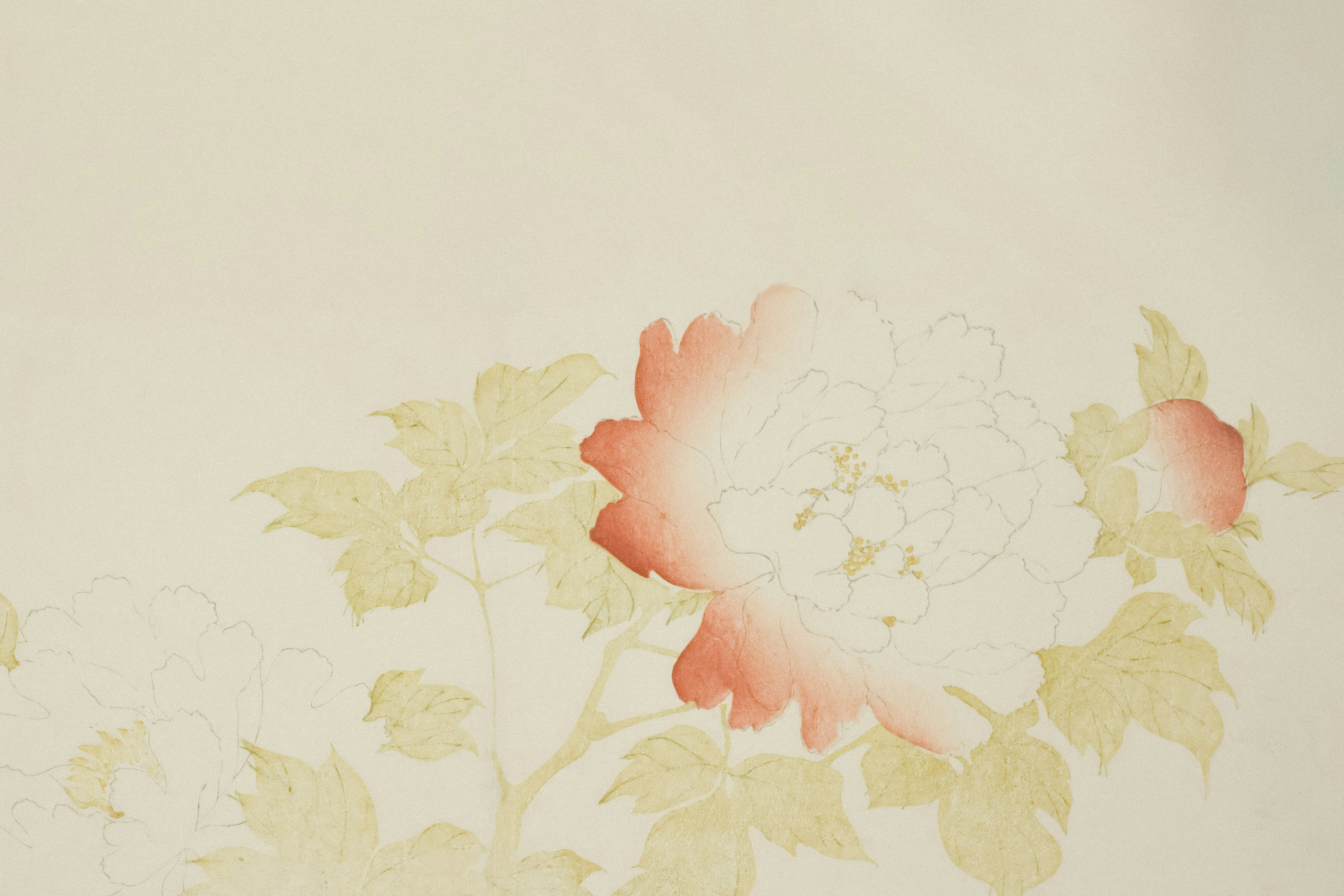 Tradiční čínská medicína — květinová malba